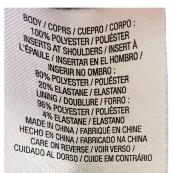 T Tahari Mesh Inset Sleeveless V-Neck Black Pattern A-Line Woven Dress Size 6 - Picture 8 of 8